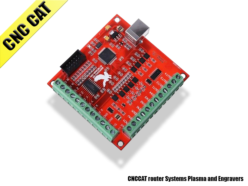 4 Axis 100KHz USB Motion Control Interface Board for Mach3_RED VERSION_1.jpg